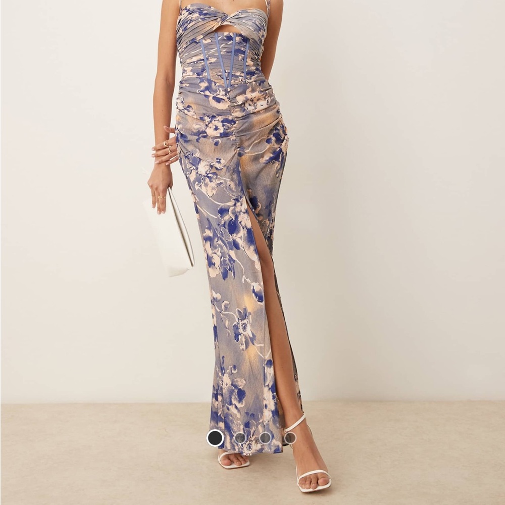 ASOS Blue Floral Dress